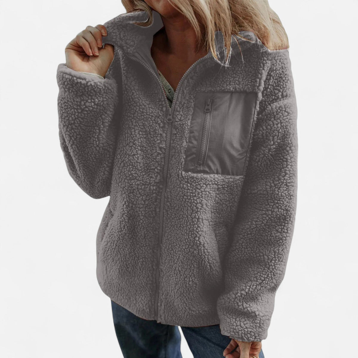 Chic Cozy Fleece Teddy Coat for Women