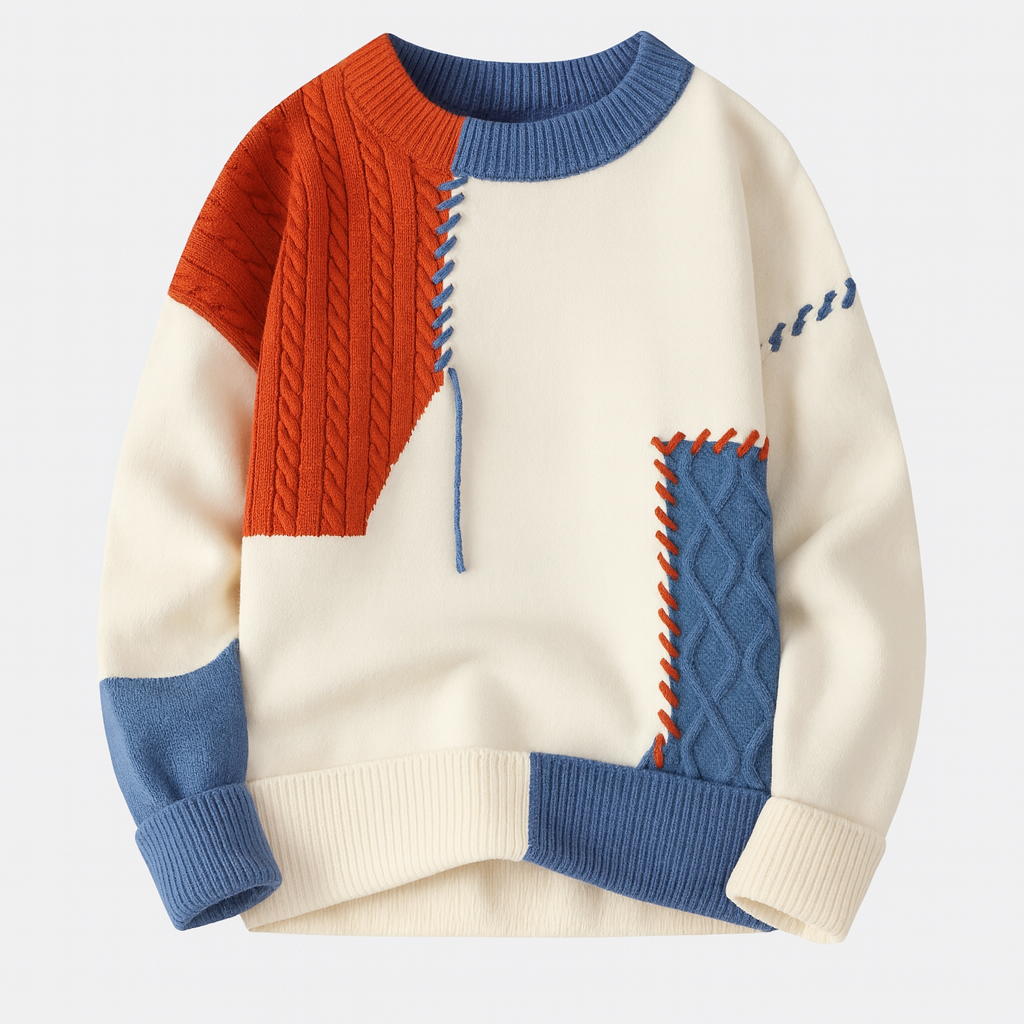 Arty Patch Sweater (FINAL SALE)