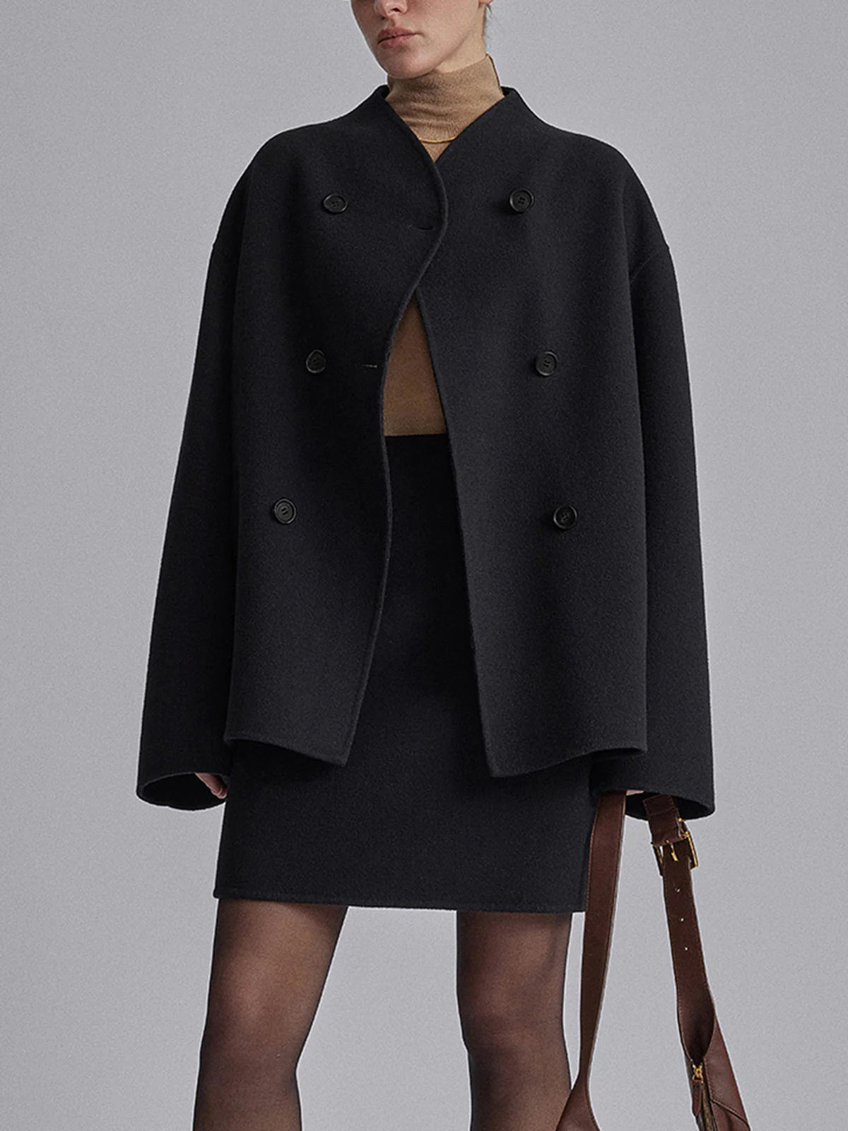 Charlene | Women's Double-Breasted Peacoat