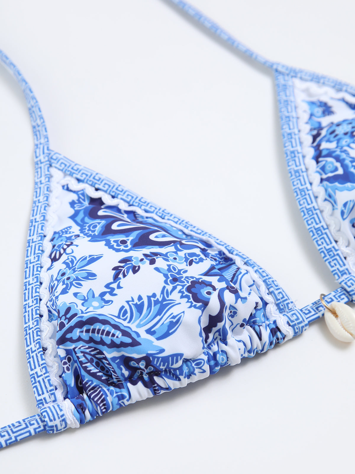 Bikini set with floral print for ladies