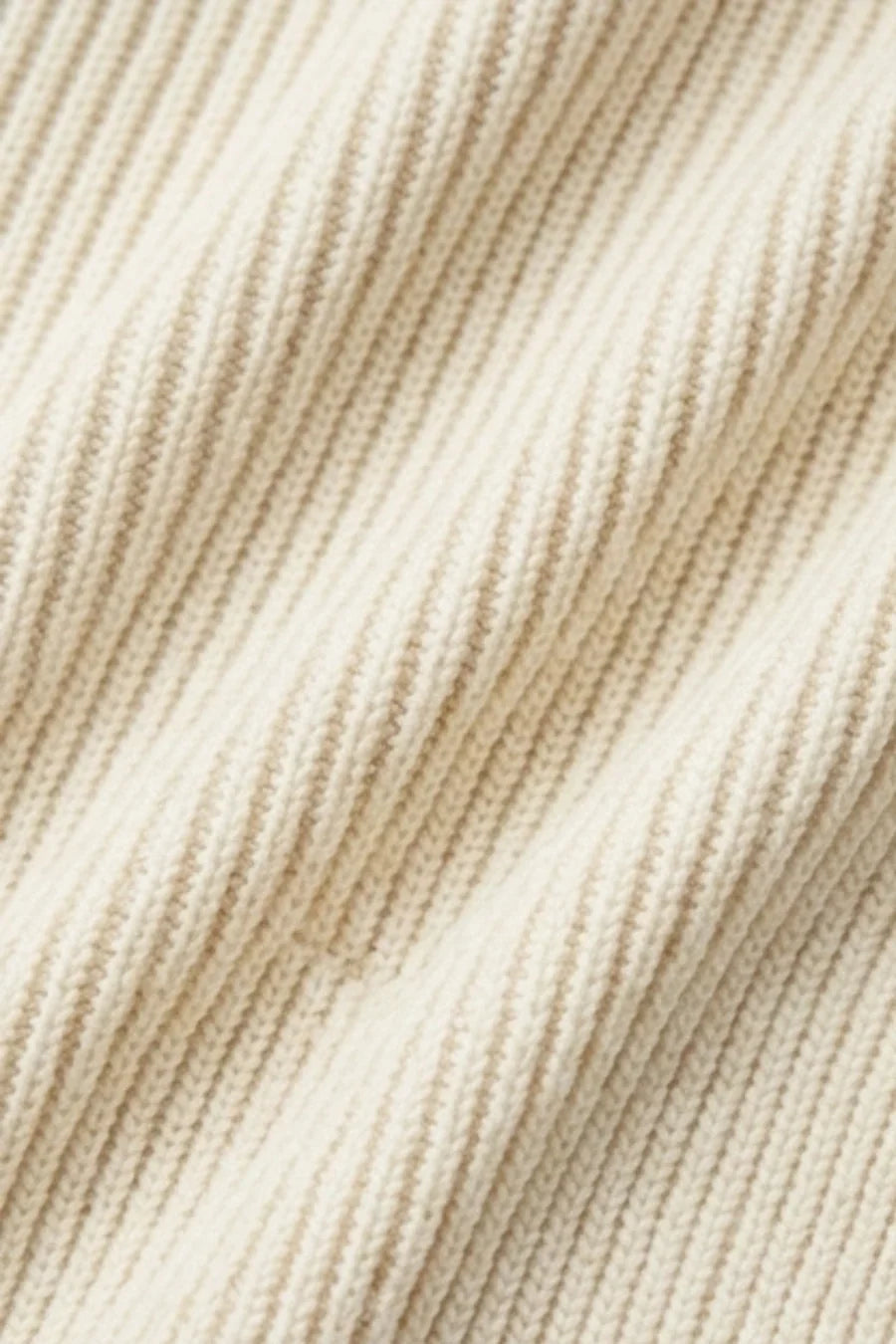 Knitted cardigan for men with pockets - Beige