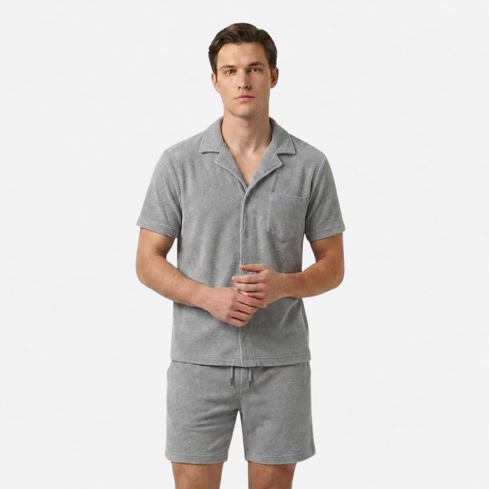 OLDMONEYLOOK | Men’s Classic Camp Collar Lounge Set