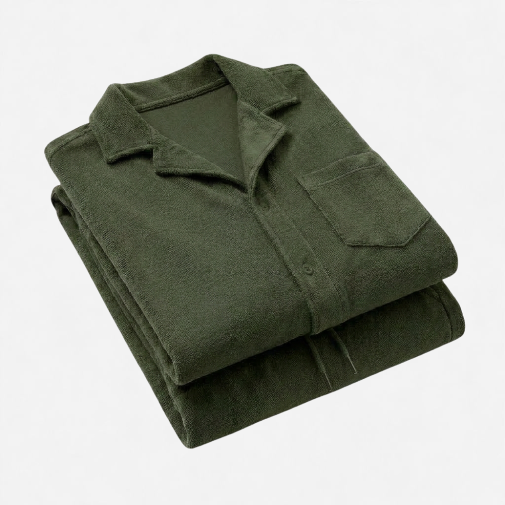 OLDMONEYLOOK | Men’s Classic Camp Collar Lounge Set