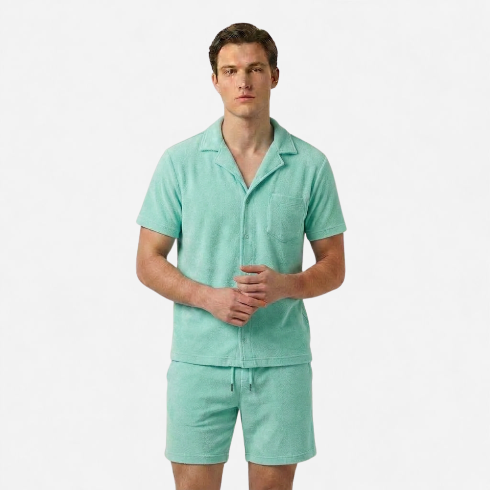 OLDMONEYLOOK | Men’s Classic Camp Collar Lounge Set