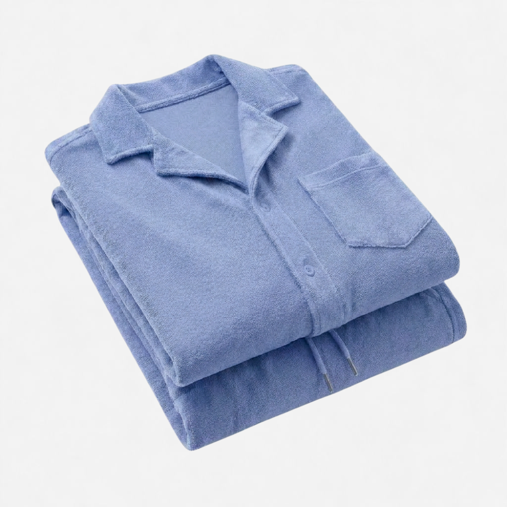 OLDMONEYLOOK | Men’s Classic Camp Collar Lounge Set
