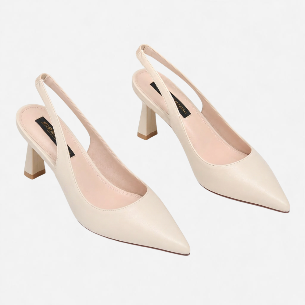 OLDMONEYLOOK | Women’s Refined Pointed Toe Heel Sandals