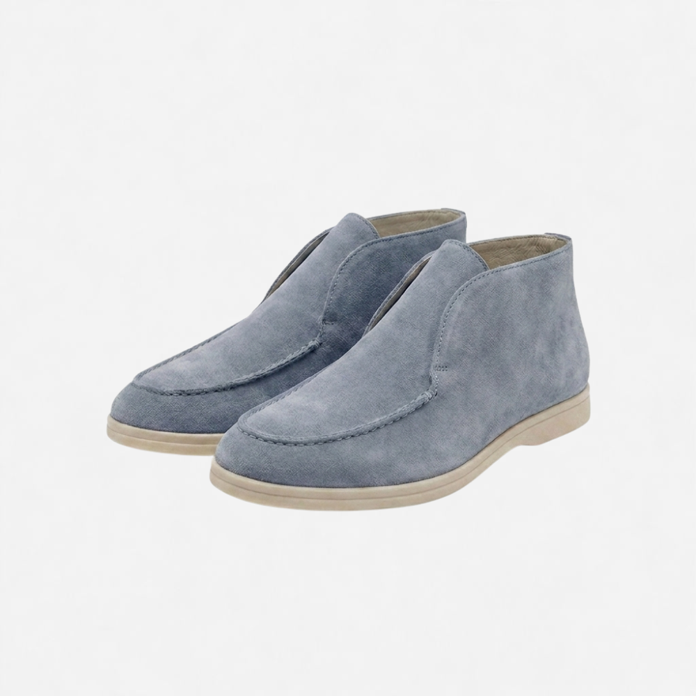 OLDMONEYLOOK | Men Heritage Suede Loafers Classic Slip-On