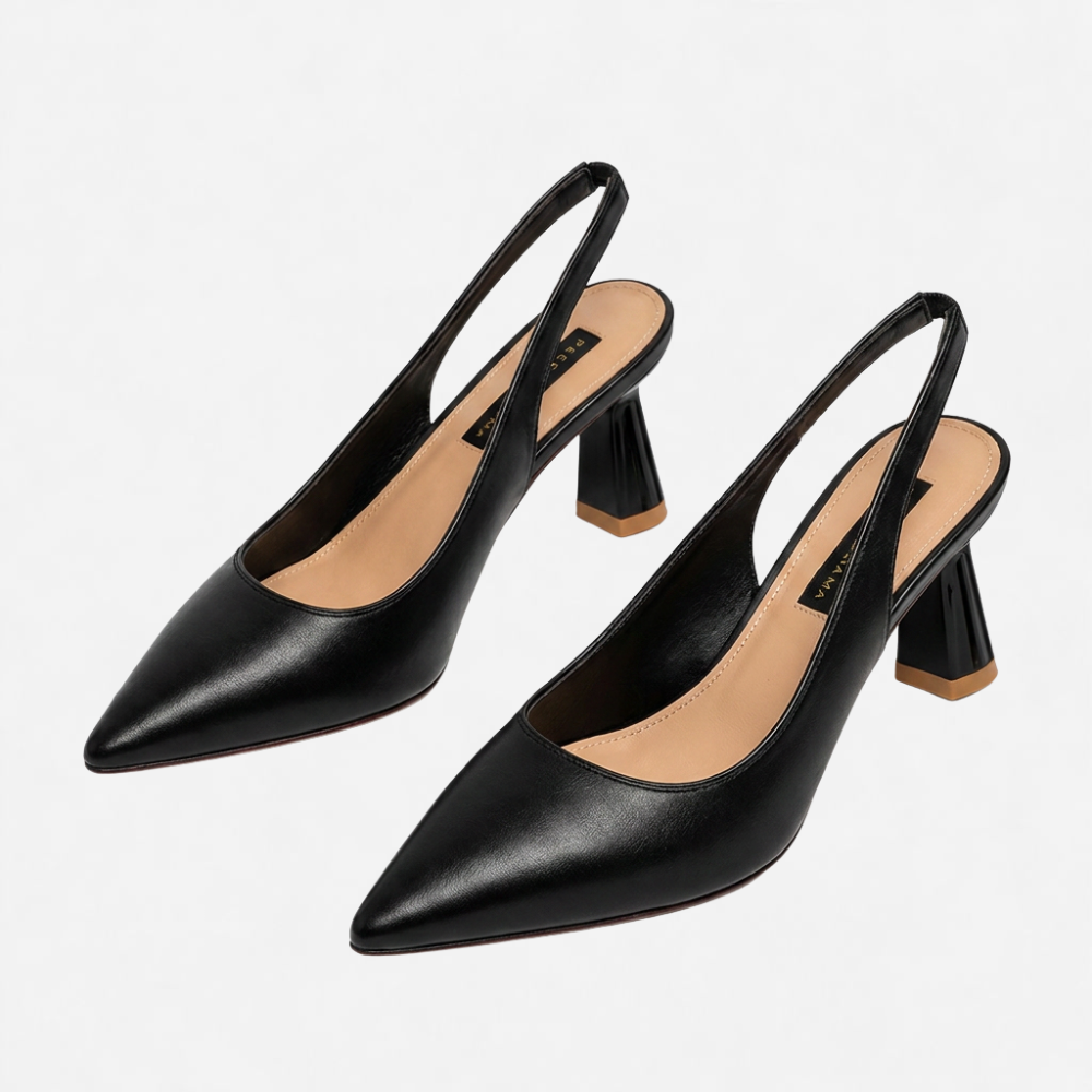 OLDMONEYLOOK | Women’s Refined Pointed Toe Heel Sandals