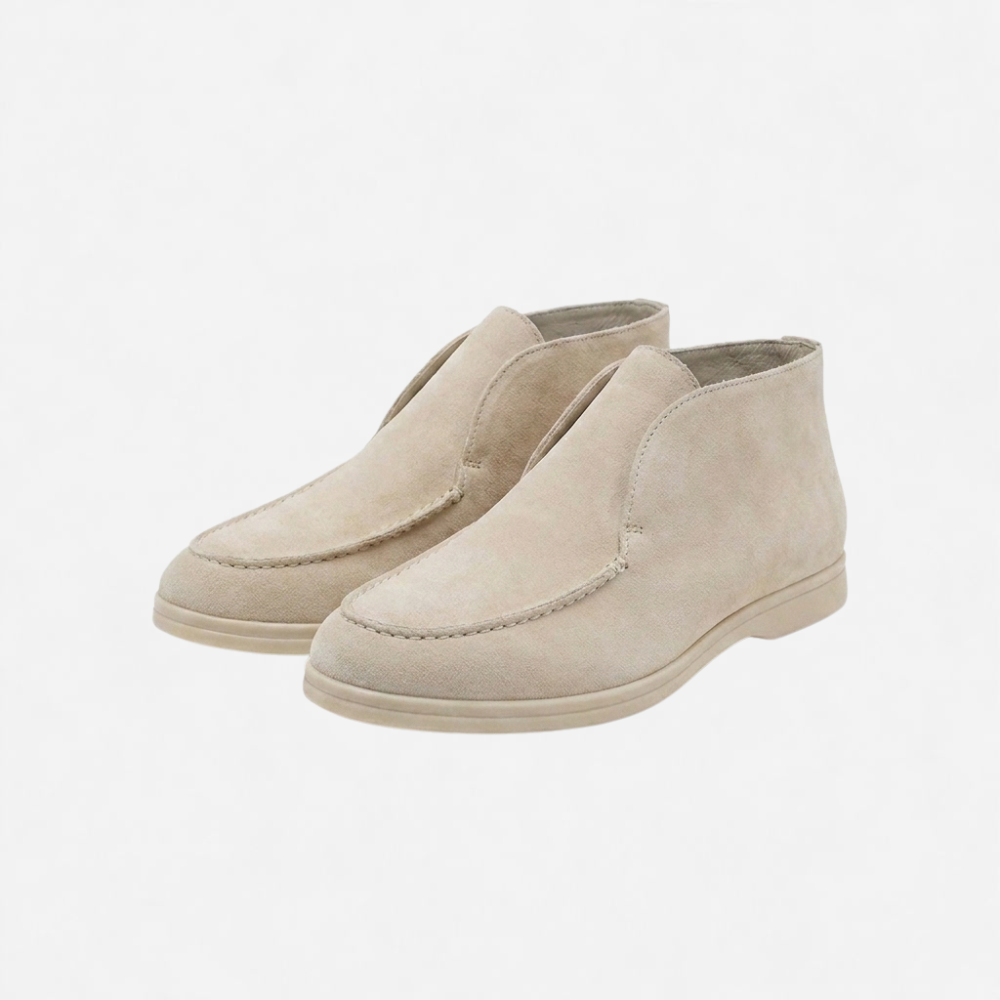 OLDMONEYLOOK | Men Heritage Suede Loafers Classic Slip-On