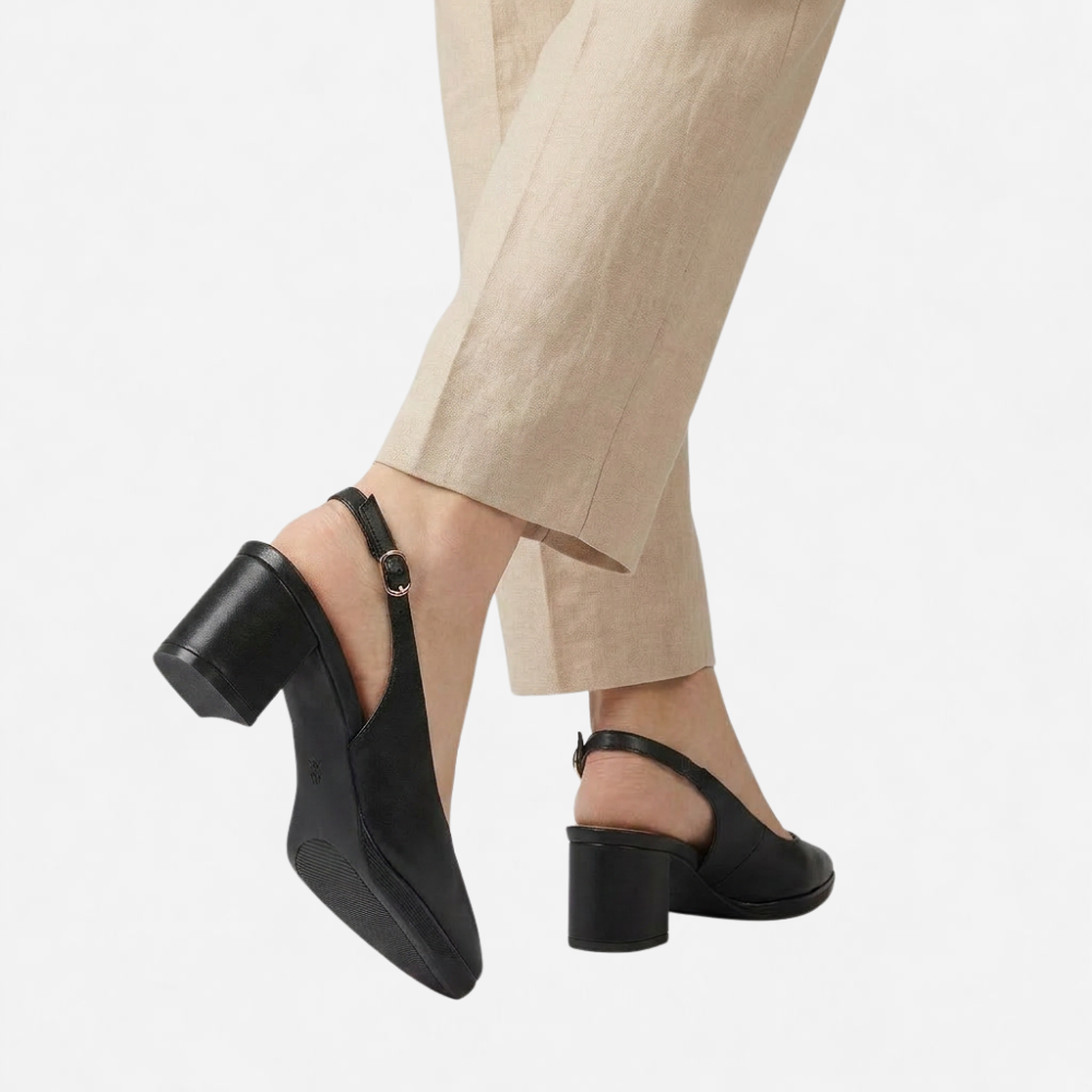 OLDMONEYLOOK | Women’s Refined Square Toe Heel Sandals