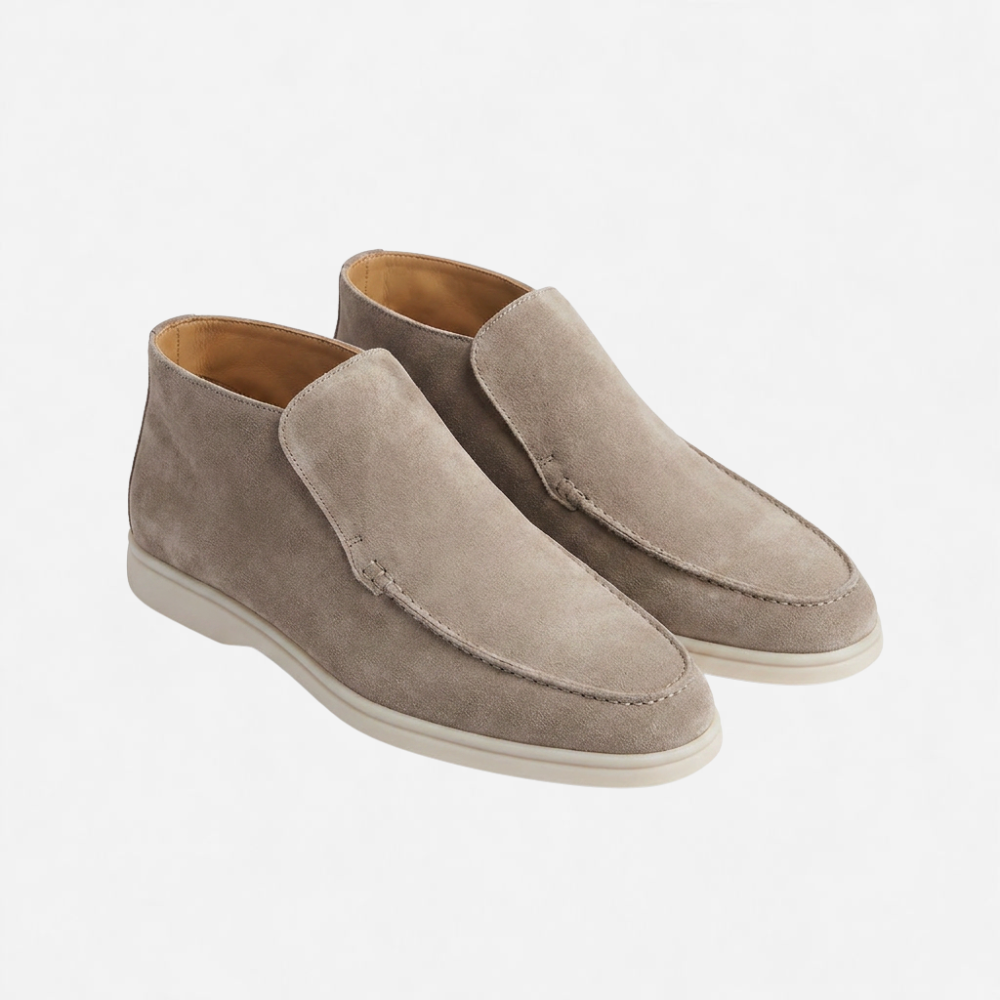 OLDMONEYLOOK | Men Refined Lightweight Suede Loafers
