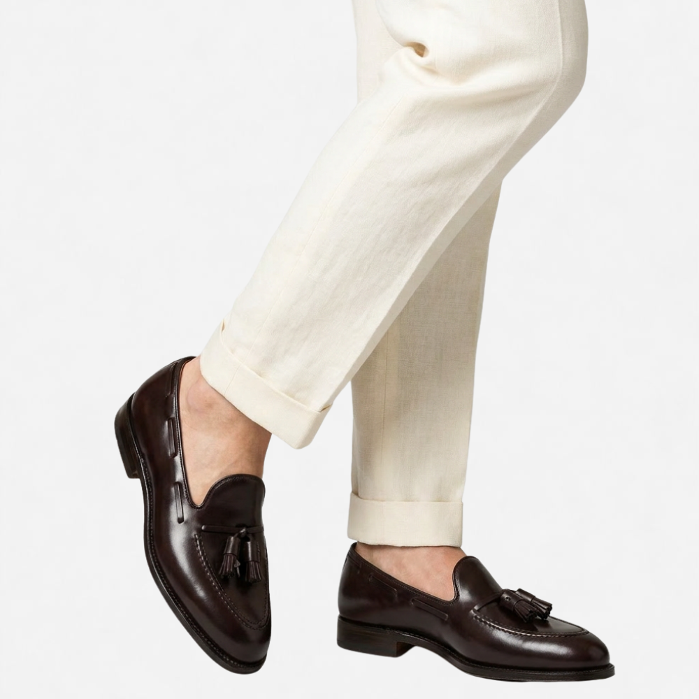 OLDMONEYLOOK | Men’s Heritage Cordovan Leather Moccasins