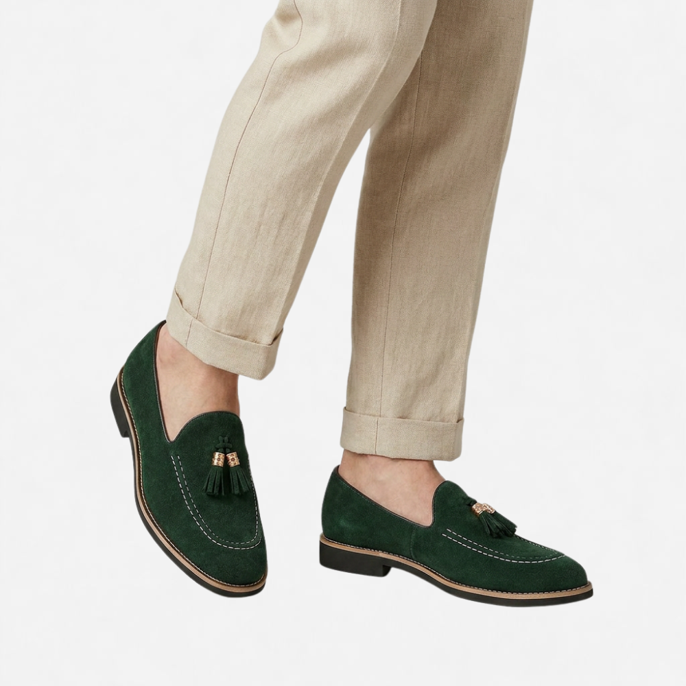 OLDMONEYLOOK | Men’s Heritage Suede Tassel Loafers