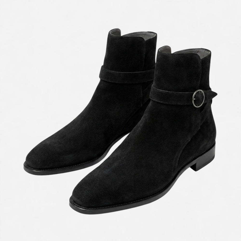 OLDMONEYLOOK | Men’s Refined Black Leather Ankle Boots