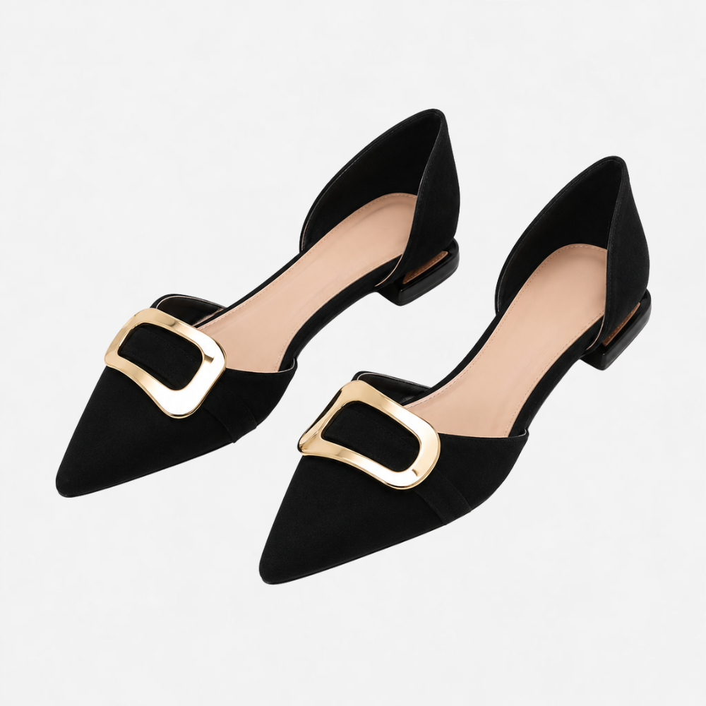 OLDMONEYLOOK | Women Refined Pointed Toe Slingback Slippers
