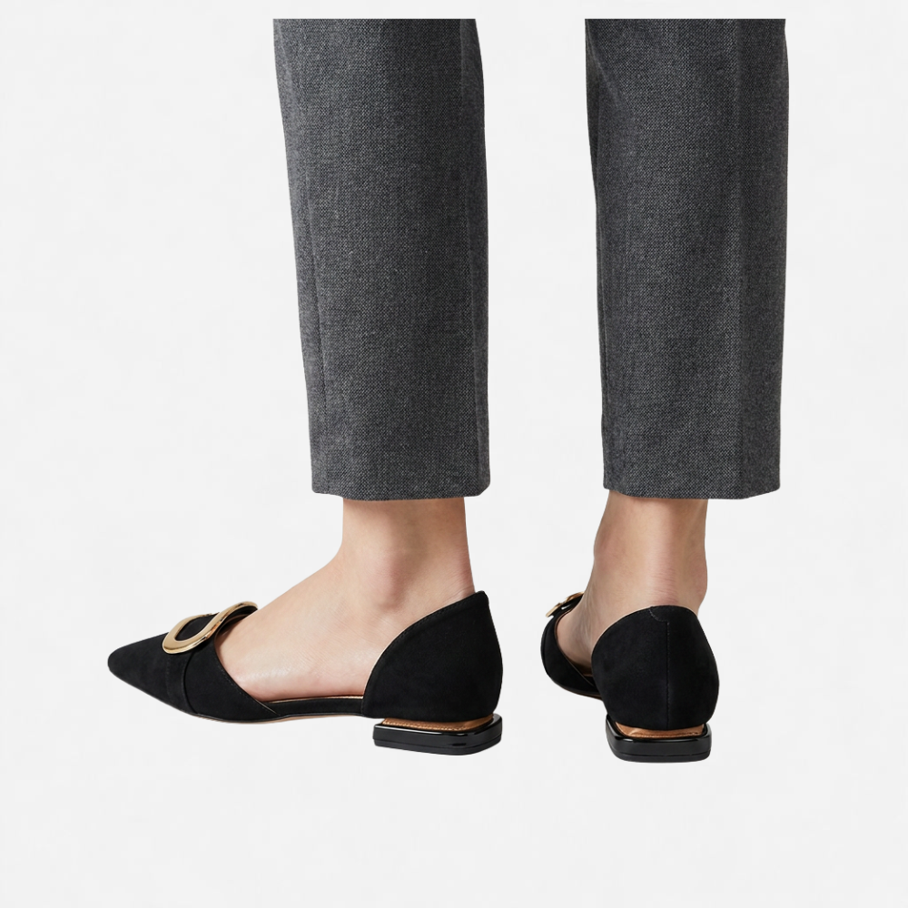 OLDMONEYLOOK | Women Refined Pointed Toe Slingback Slippers