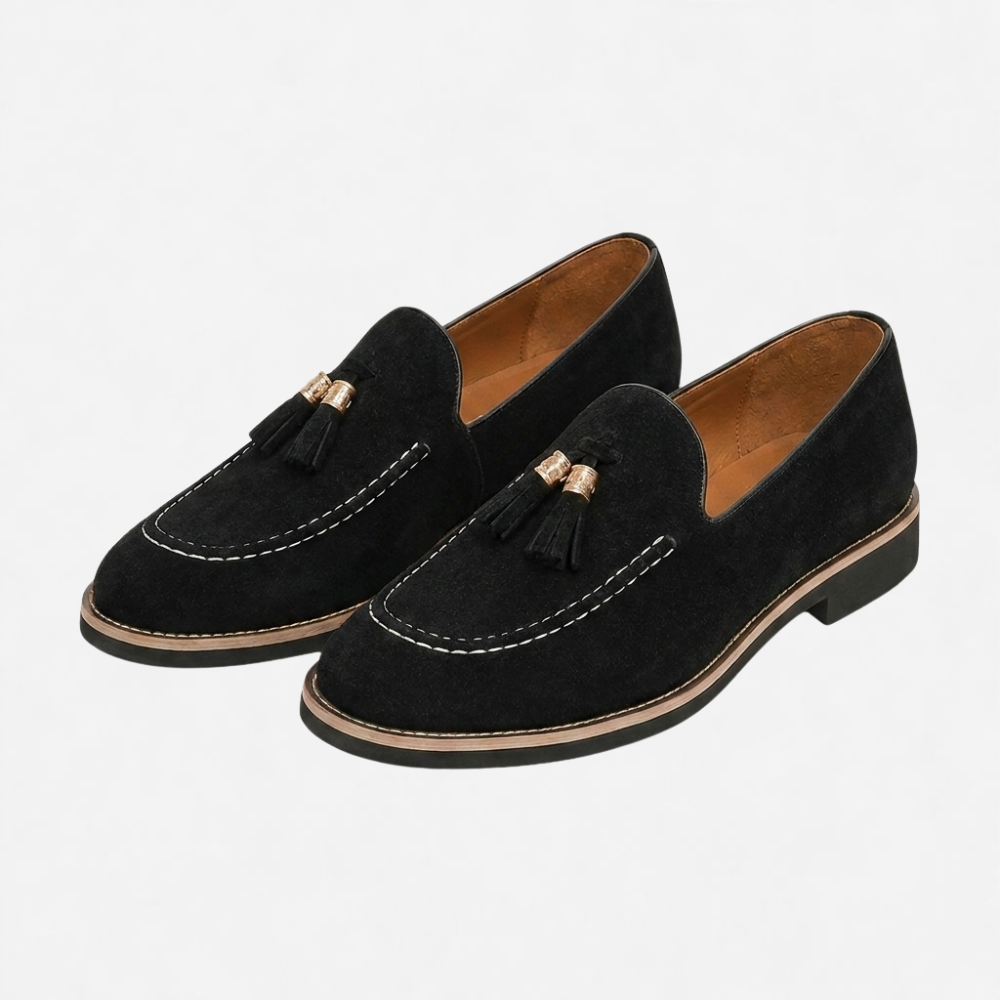 OLDMONEYLOOK | Men’s Heritage Suede Tassel Loafers