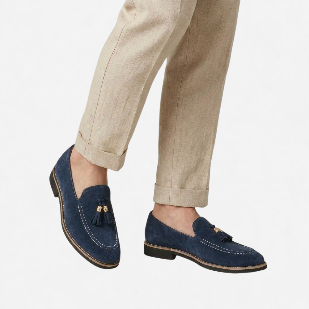 OLDMONEYLOOK | Men’s Heritage Suede Tassel Loafers