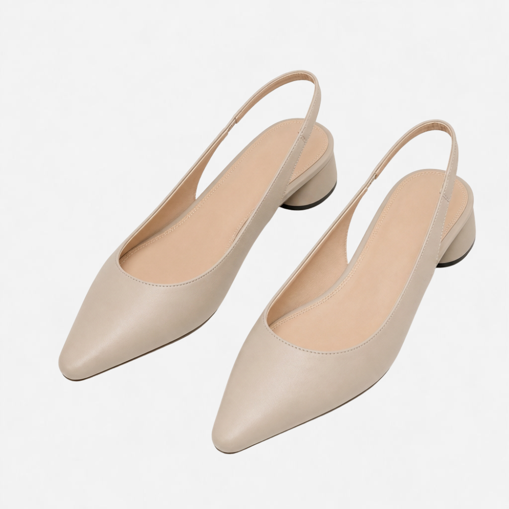 OLDMONEYLOOK | Women’s Classic Leather Low Heel Flats