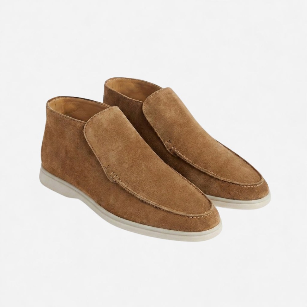 OLDMONEYLOOK | Men Refined Lightweight Suede Loafers
