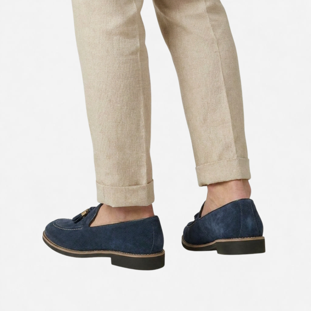OLDMONEYLOOK | Men’s Heritage Suede Tassel Loafers