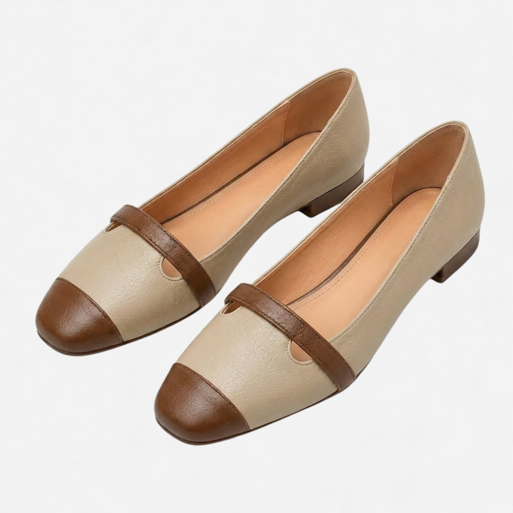 OLDMONEYLOOK | Women Refined Low Heel Leather Dress Shoes