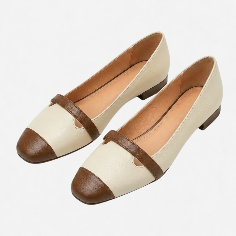 OLDMONEYLOOK | Women Refined Low Heel Leather Dress Shoes