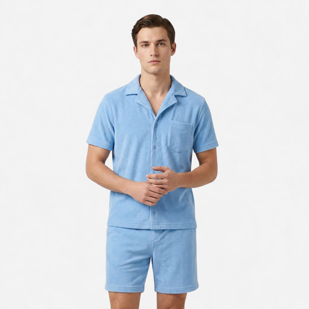 OLDMONEYLOOK | Men’s Classic Camp Collar Lounge Set