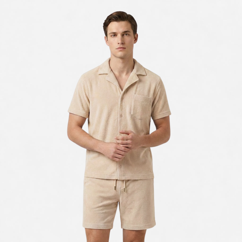 OLDMONEYLOOK | Men’s Classic Camp Collar Lounge Set