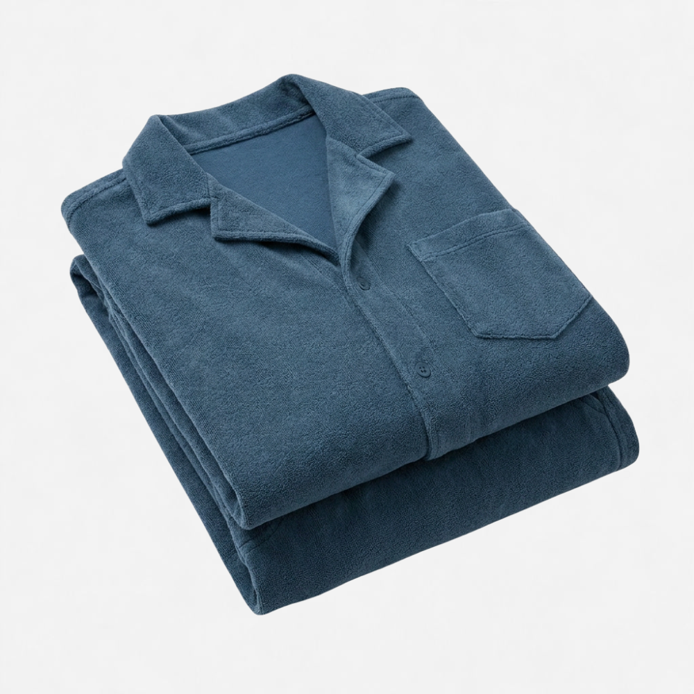 OLDMONEYLOOK | Men’s Classic Camp Collar Lounge Set