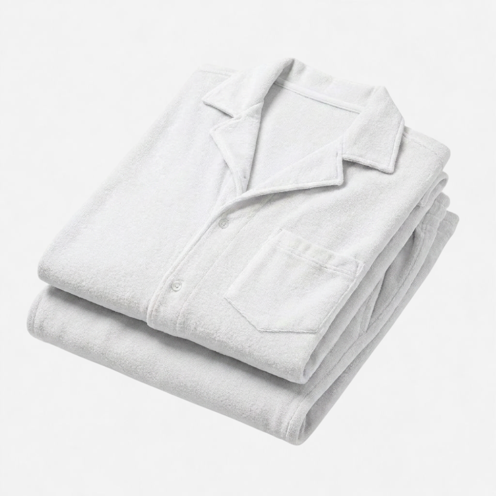OLDMONEYLOOK | Men’s Classic Camp Collar Lounge Set
