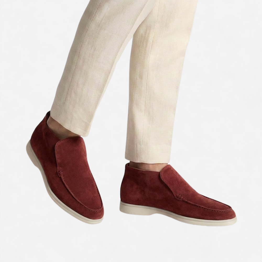 OLDMONEYLOOK | Men Refined Lightweight Suede Loafers
