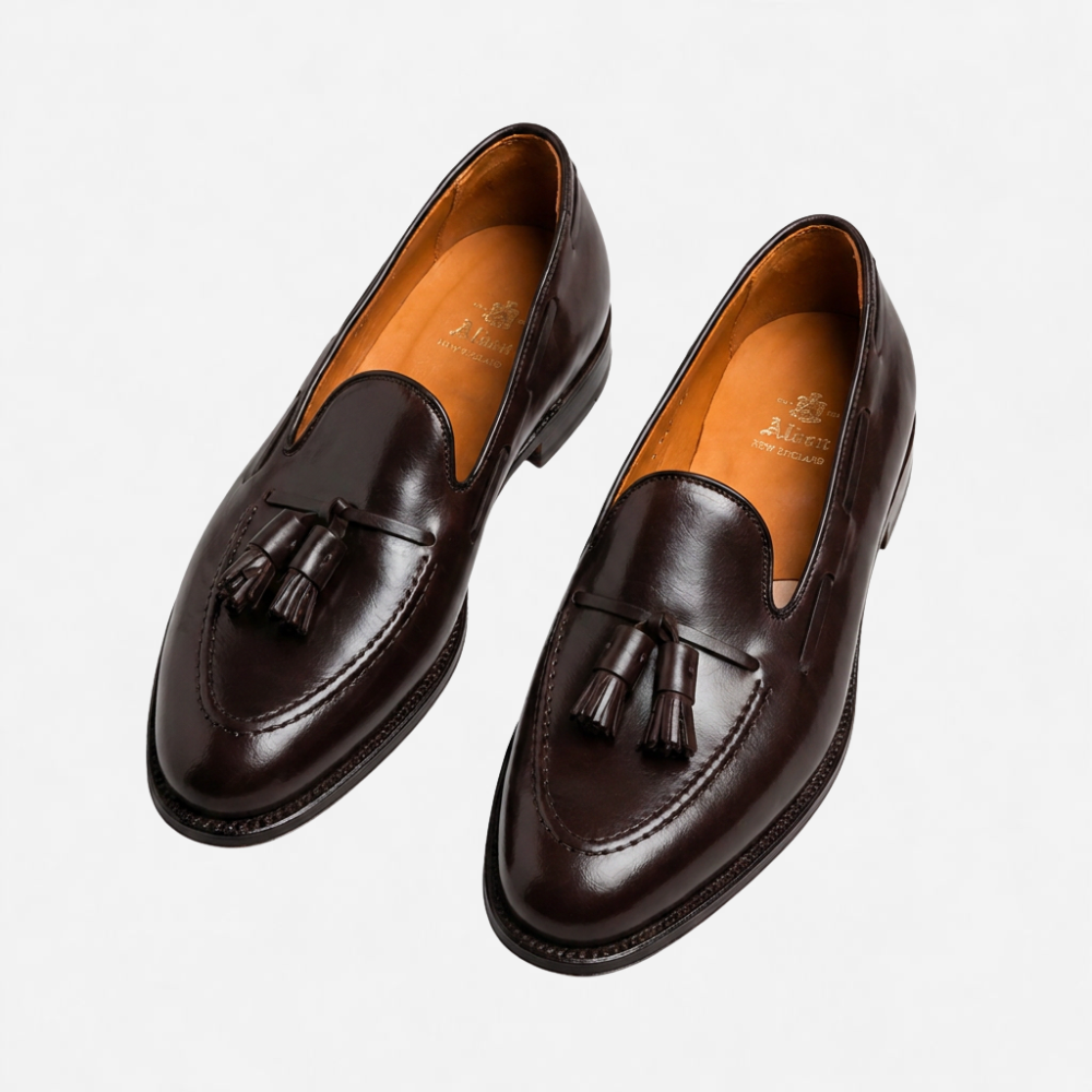 OLDMONEYLOOK | Men’s Heritage Cordovan Leather Moccasins