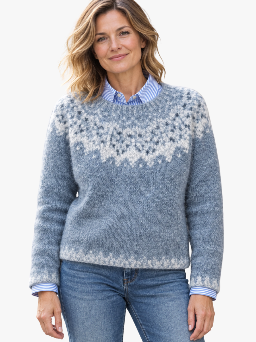Women's Snowflake Pattern Sweater