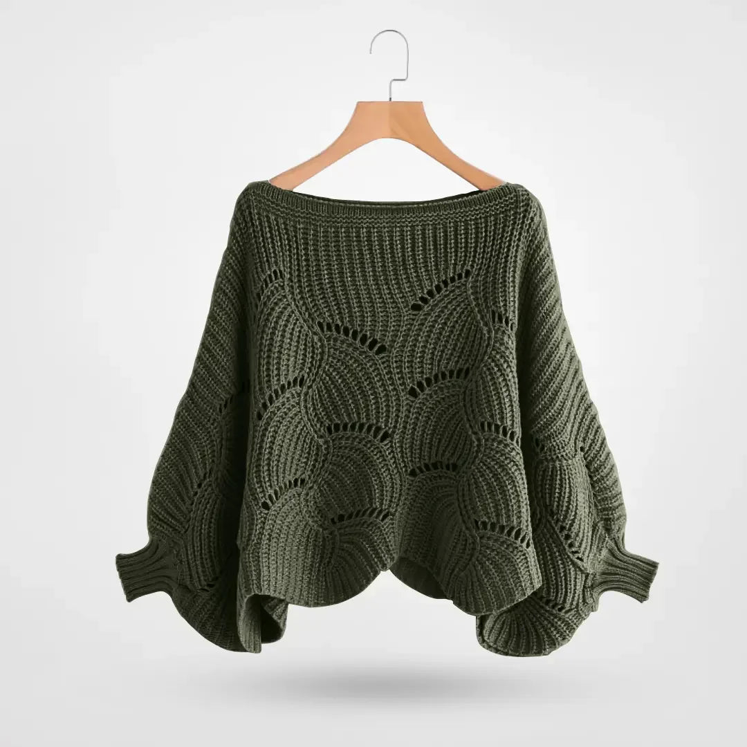 Knitted Women's Sweater for Autumn