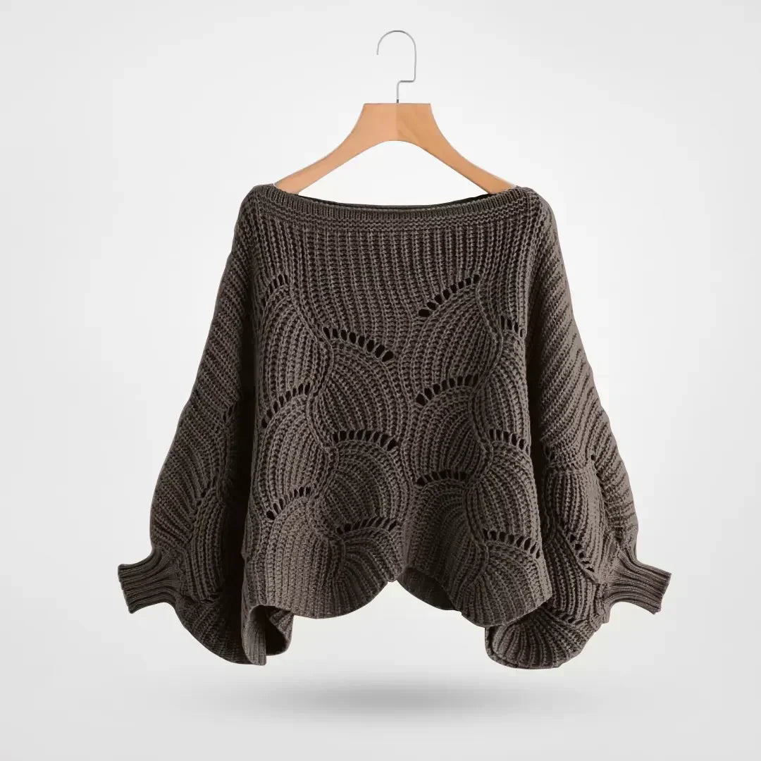 Knitted Women's Sweater for Autumn
