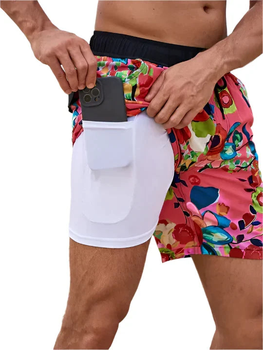 Men's Swim Shorts with Inner Pocket
