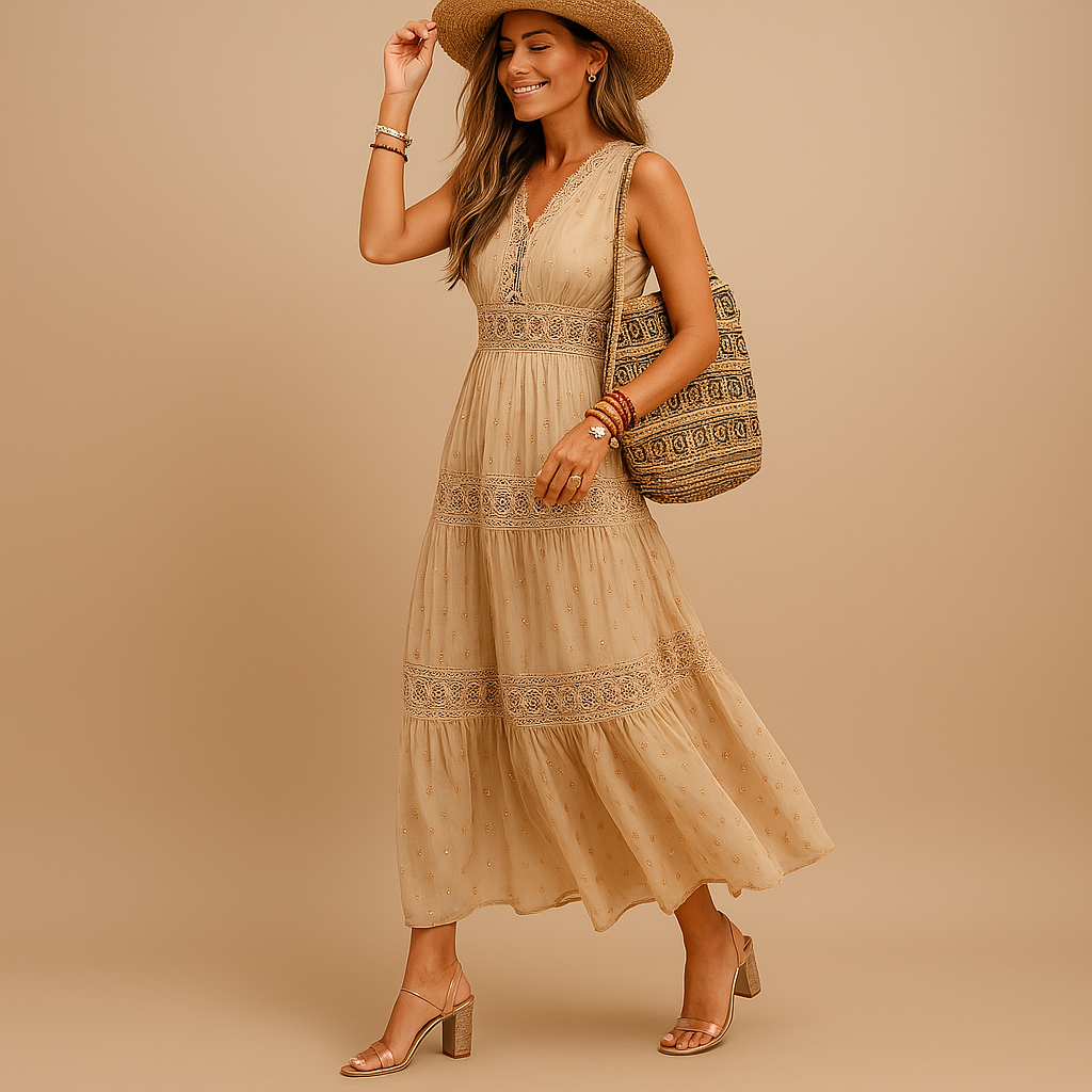 Nova – Ladies' Boho Summer Dress with Ibiza Spirit
