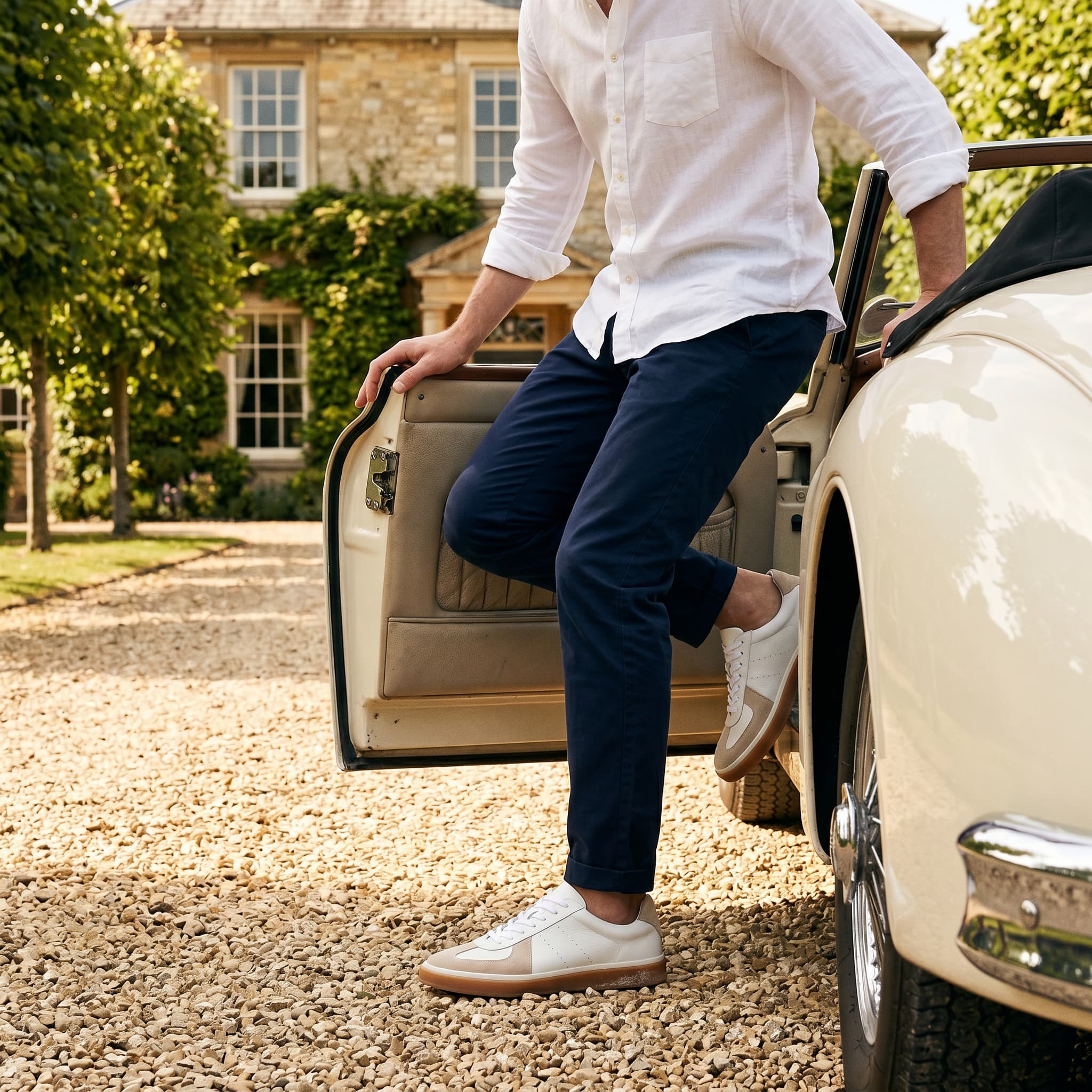 Whitfield Leather Court Sneaker