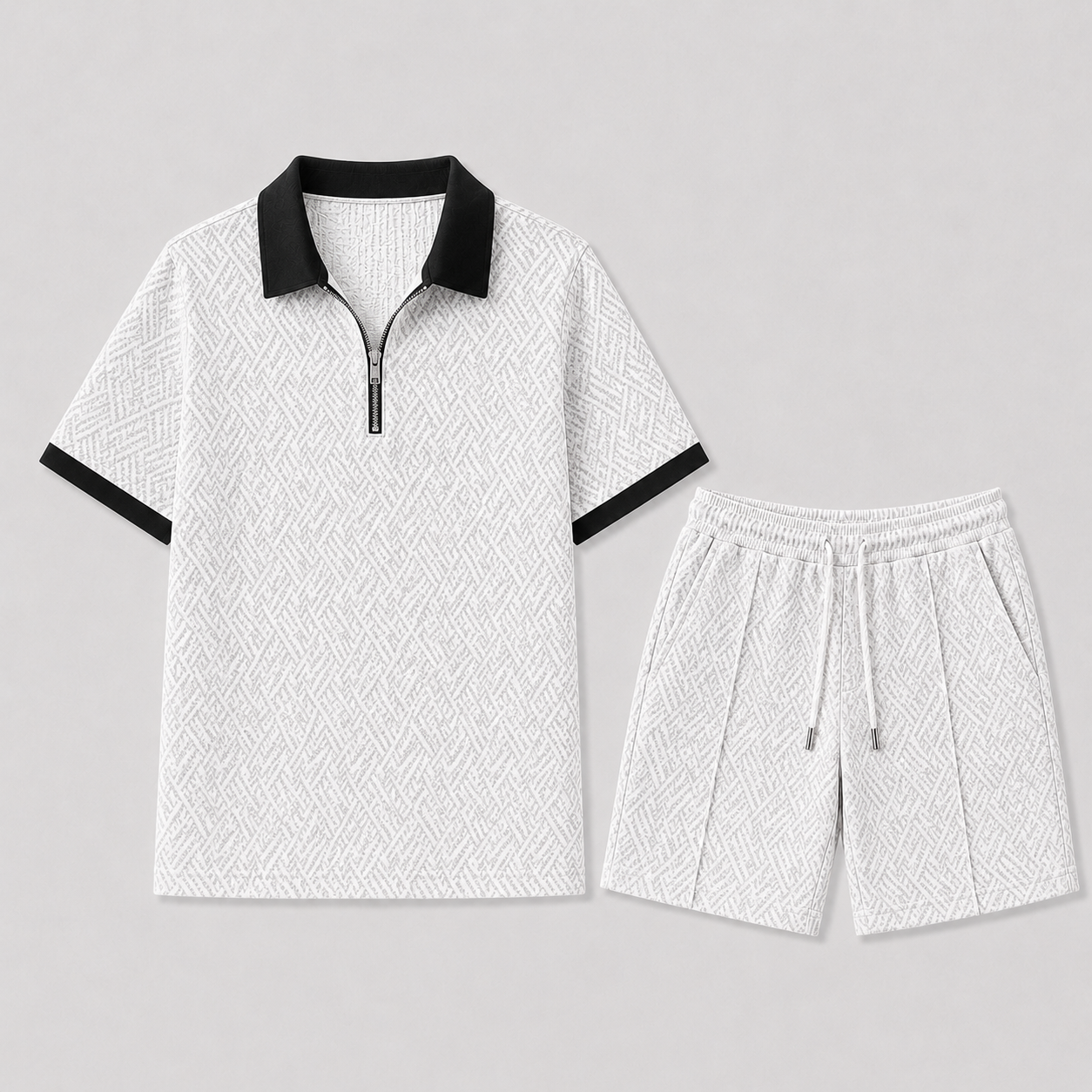 Men's Summer Set with Polo and Shorts