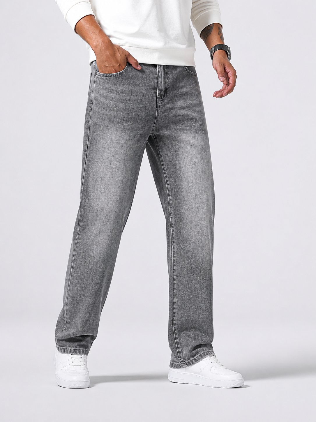 Men's Jeans Straight Legs Relaxed Fit