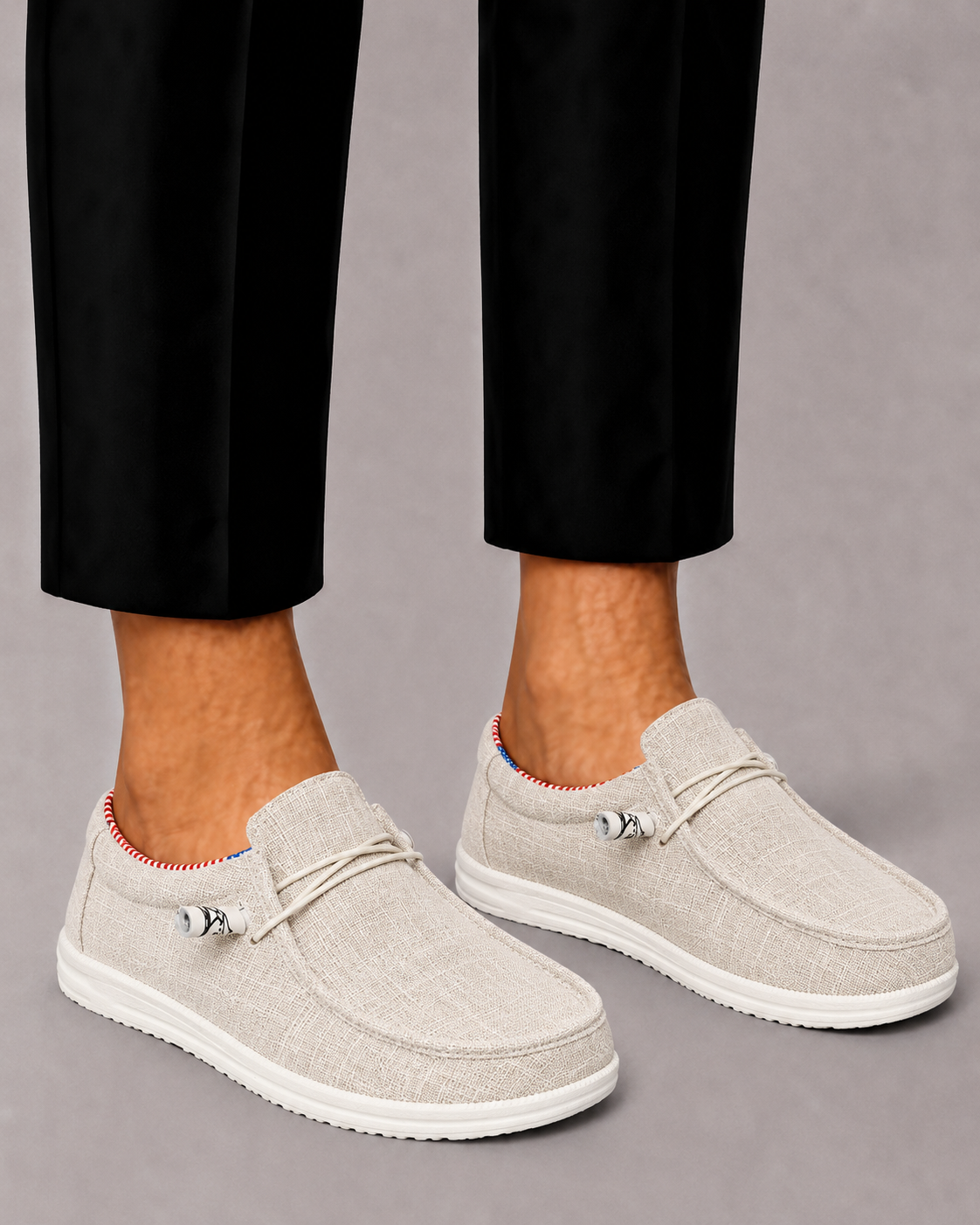 Men's Canvas Slip-Ons Lightweight Comfort