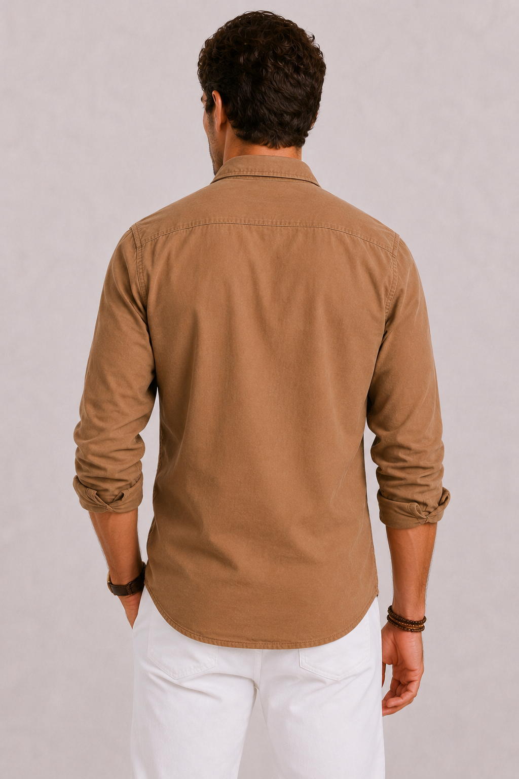 Men's Casual Shirt with Chest Pockets
