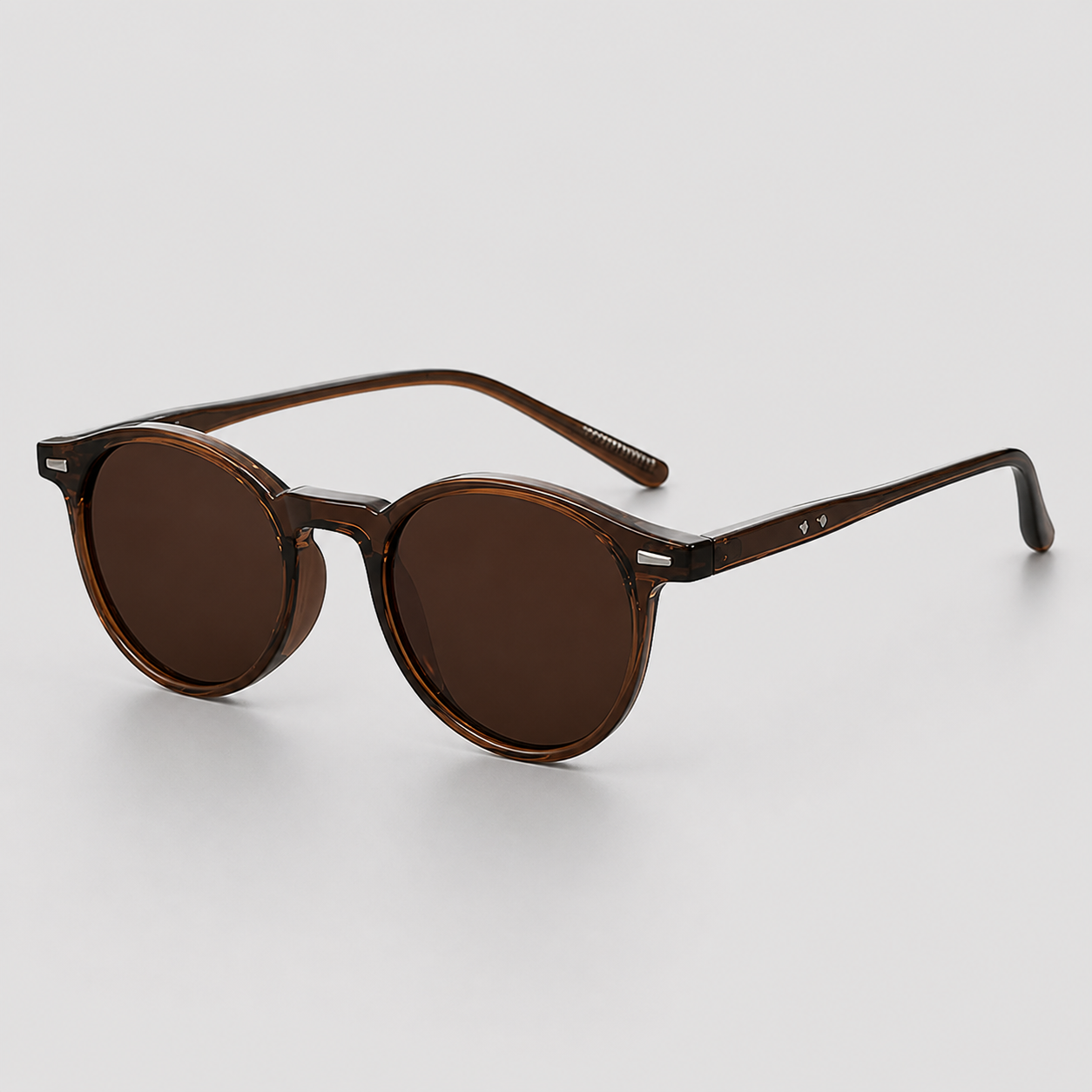 Men's Sunglasses Round Frame Lightweight Retro Style