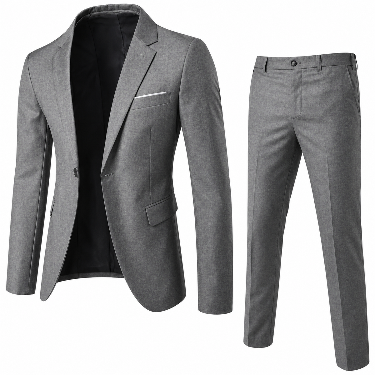2-Piece Suit with Blazer and Trousers for Men