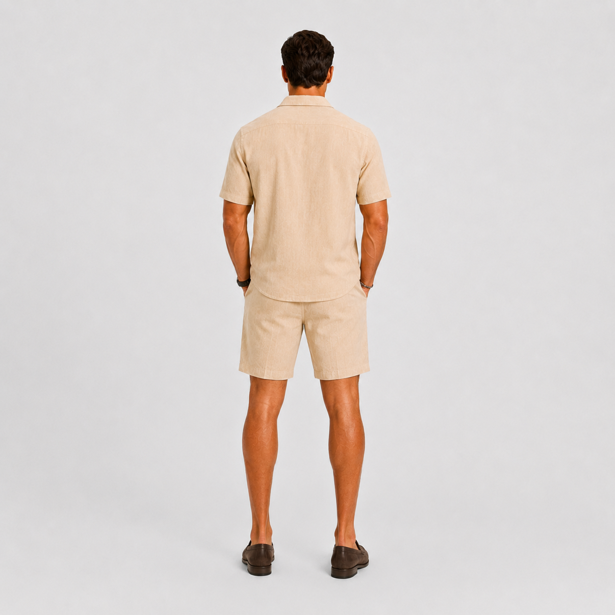 Men's Linen Set Relaxed Summer Elegance