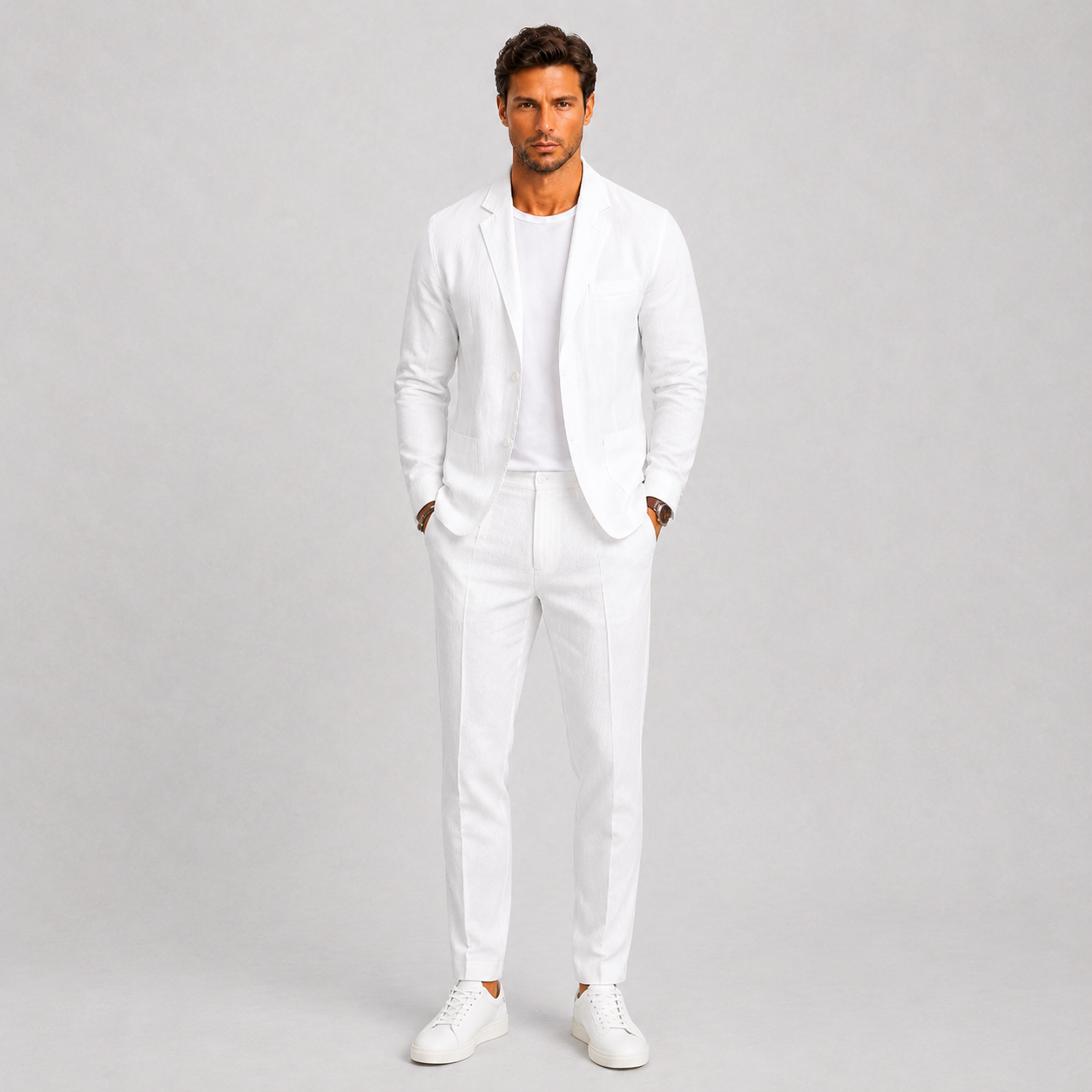 Men's Linen Suit Timeless Summer Elegance
