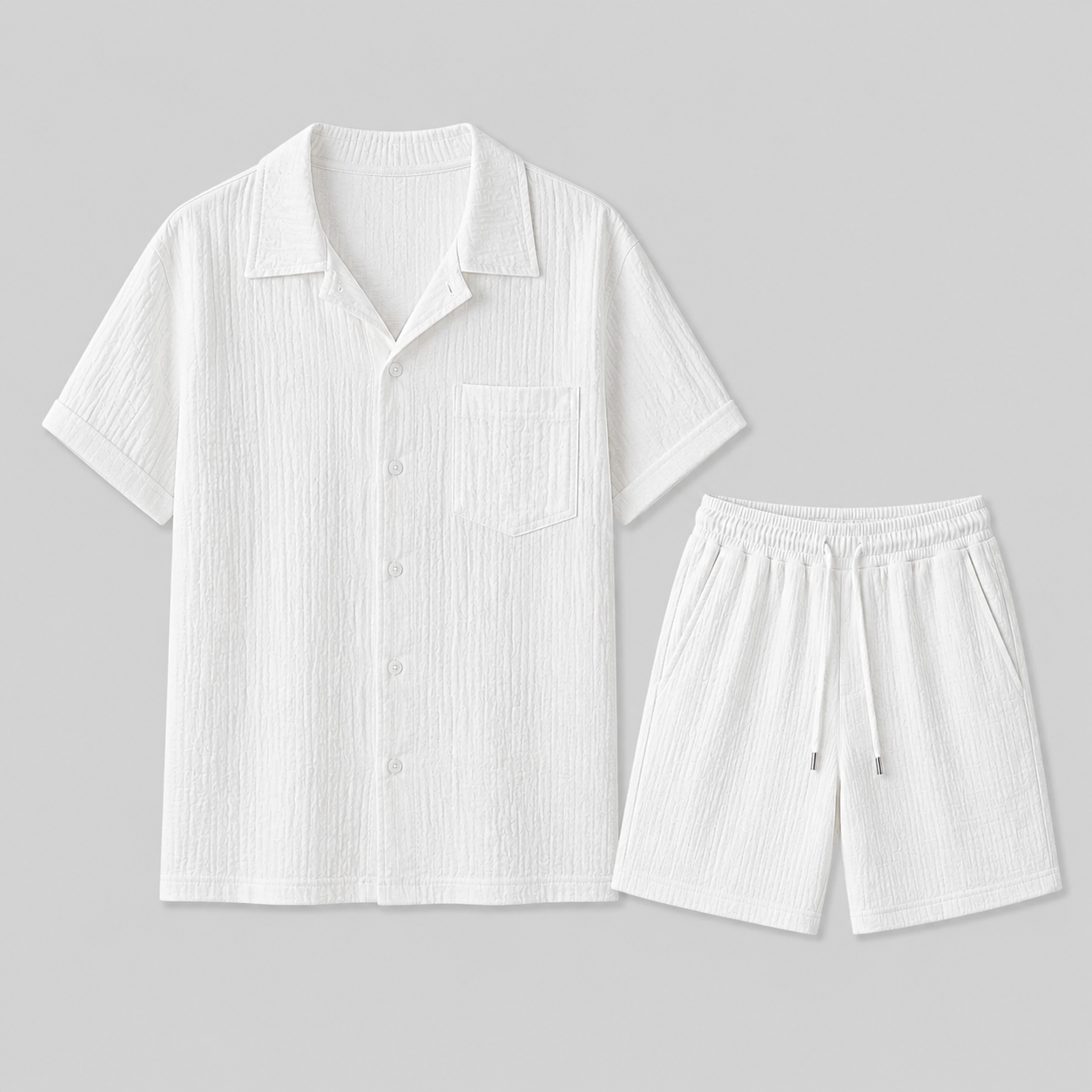 Men's Summer Shirt and Shorts Set