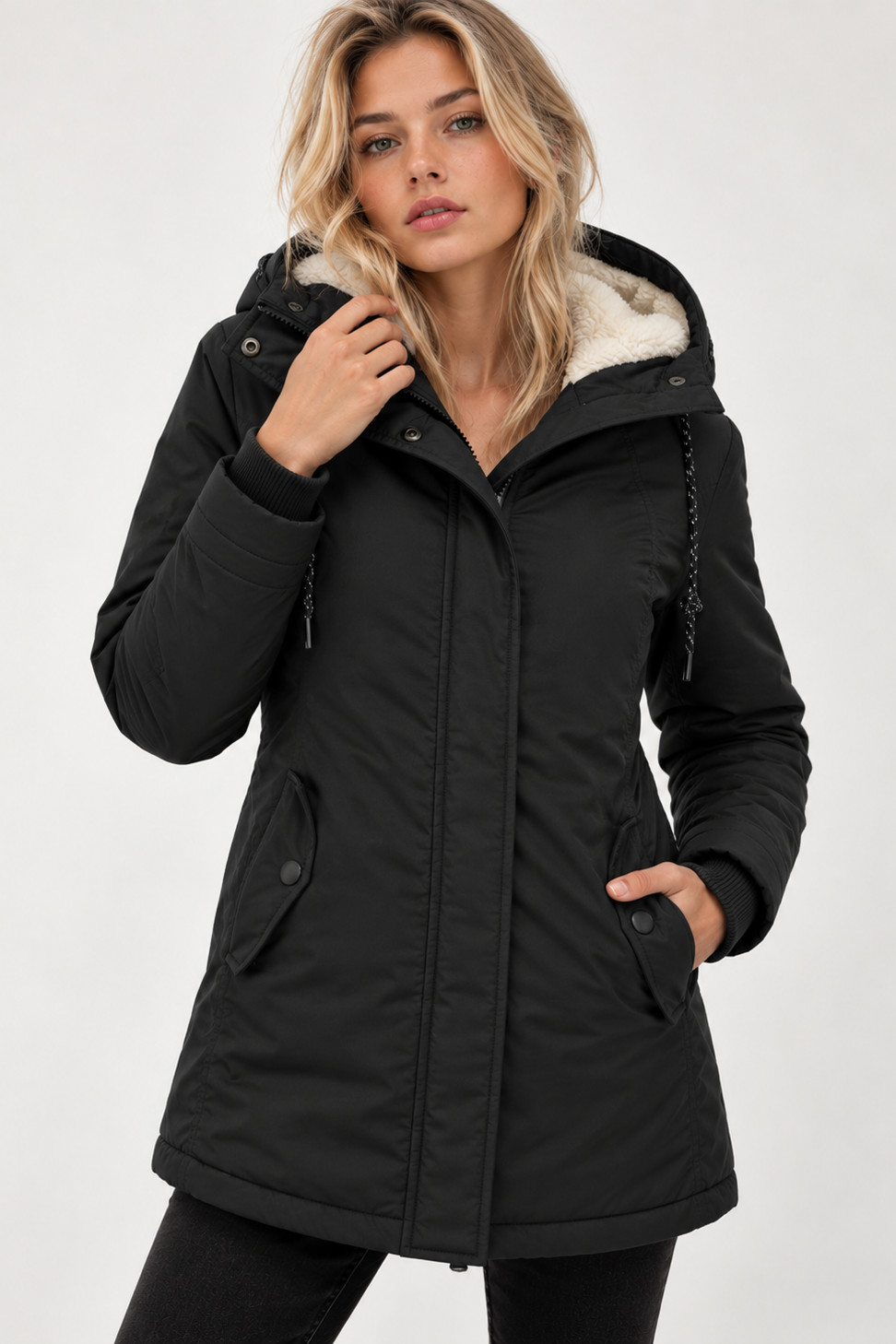 Warm Parka with Hood