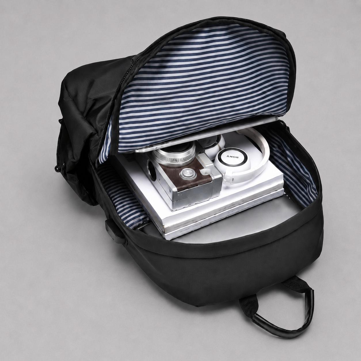 Unisex Waterproof Backpack with USB Port